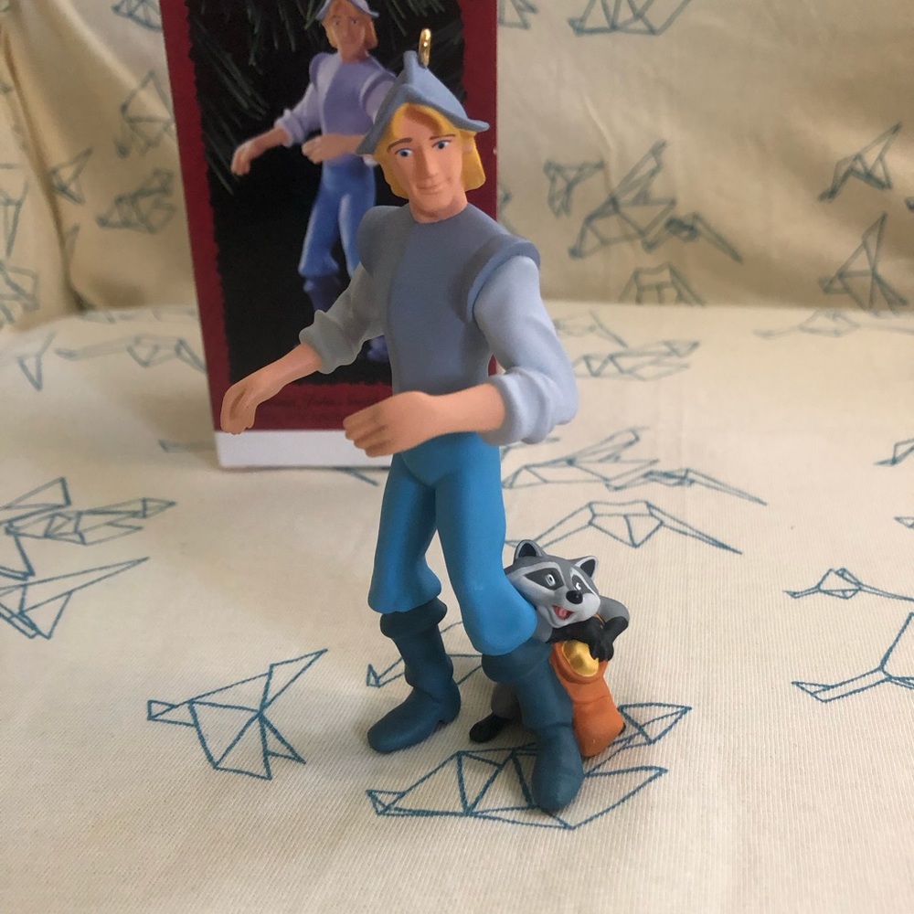 Hallmark Keepsake Ornament 1995 Captain John Smith and Meeko Pocahontas